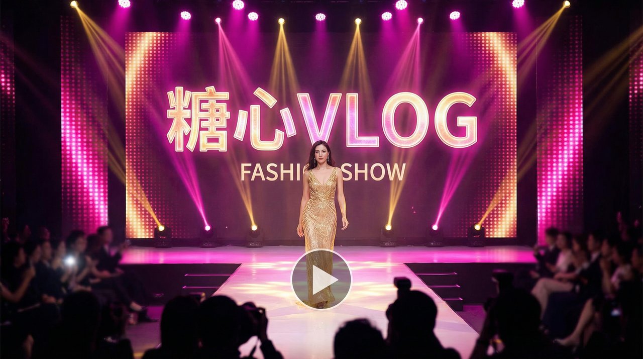 黄色仓库超模走秀视频